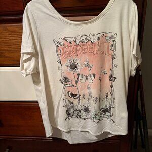 Lucky Brand T-shirt, Off-white color.